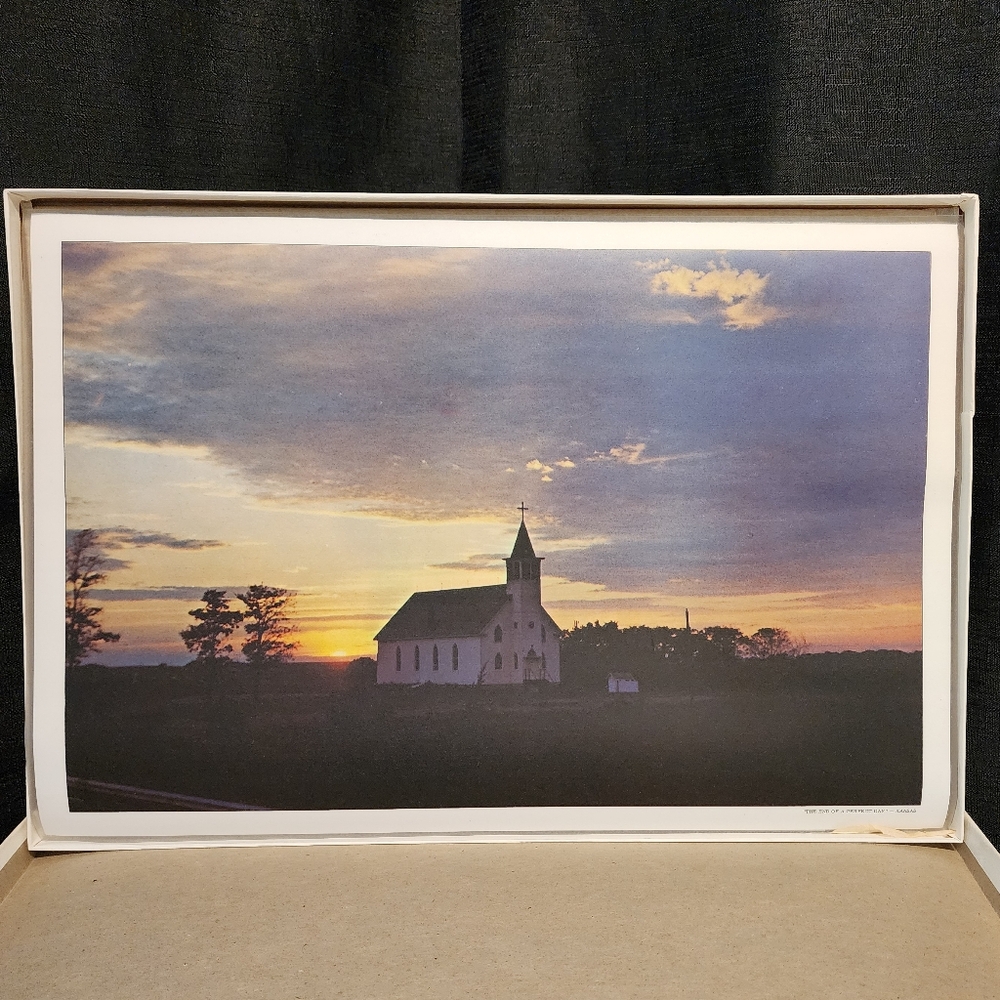 Kansas Placemat, Kansas Art, Photo Placemat - Bright of America Art Placemat